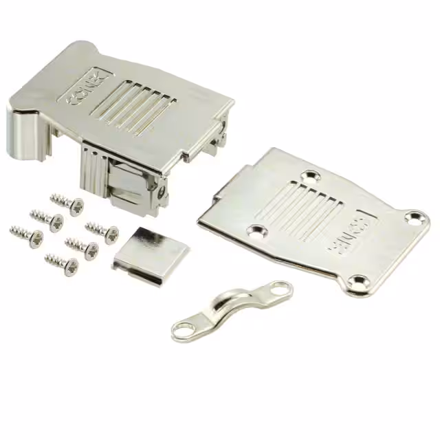 16-001750E Conec  Capots de connecteurs D-Sub en forme de D